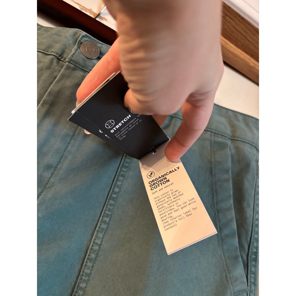 Timberland Shorts Mens 38 Green Relaxed Fit Utility Pocket Outdoor Casual New - Picture 8 of 8